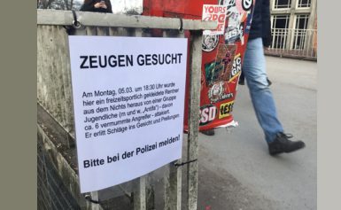 Solidarität mit den Opfern der „Antifa“!