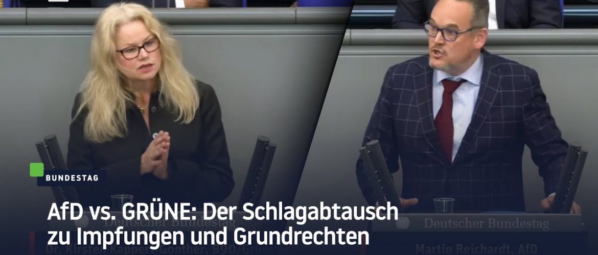 AfD vs. GRÜNE: Der Schlagabtausch zu Impfungen und Grundrechten