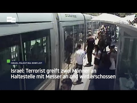 Israel: Terrorist greift zwei Männer an Haltestelle mit Messer an und wird erschossen