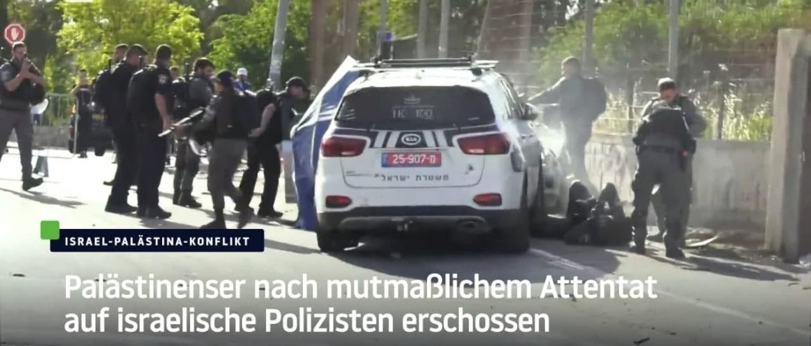 Palästinenser nach mutmaßlichem Attentat auf israelische Polizisten erschossen