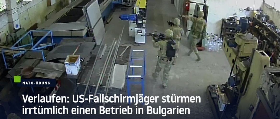 Verlaufen: US-Fallschirmjäger stürmen irrtümlich einen Betrieb in Bulgarien