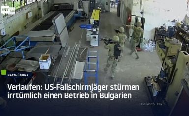 Verlaufen: US-Fallschirmjäger stürmen irrtümlich einen Betrieb in Bulgarien