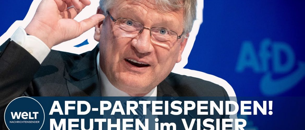 JÖRG MEUTHEN: Illegale Parteispenden! Immunität des AfD-Bundesvorsitzenden soll aufgehoben werden