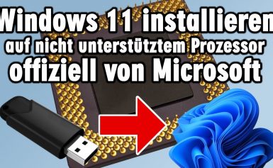 Windows 11 trotzdem installieren Prozessor wird nicht unterstützt – Registry Schlüssel Trick