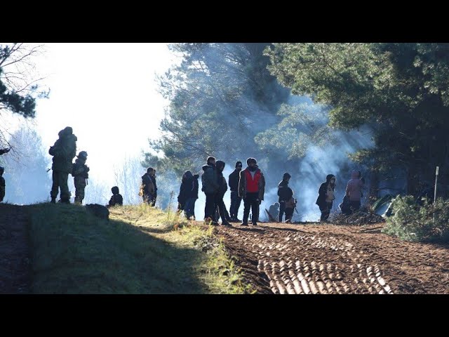Migranten überwinden Grenze zur EU