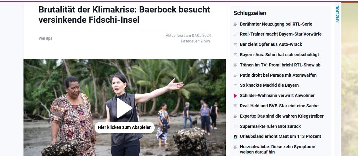 Annalena Baerbock und der indopazifische Klimaschwindel