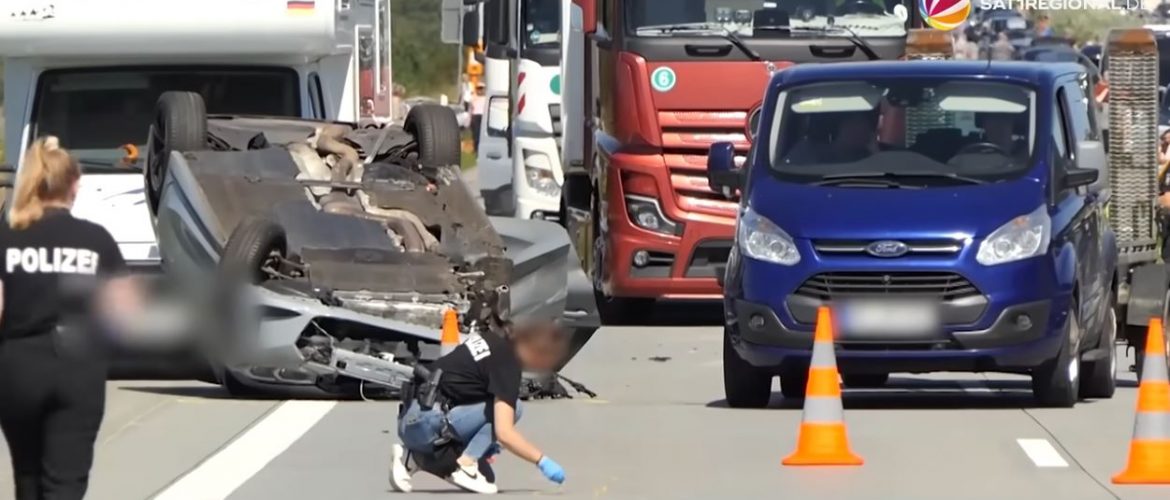 Messermann erzwingt Vollsperrung der A7