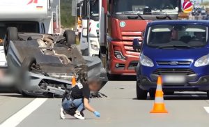 Messermann erzwingt Vollsperrung der A7