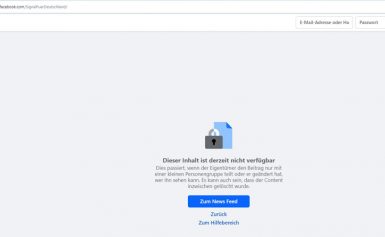 Facebook sperrt Signal für Deutschland